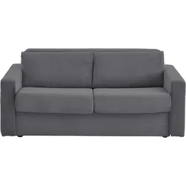 Atlantic Home Collection Schlafsofa "Rolando, B: 196 cm, Liegefl. 140x190 cm", grau, B:196cm H:82cm T:208cm, 100% PES, ATLANTIC HOME COLLECTION, Sofas, Schlafsofa, mit komfortabler Matratze, Dauerschlafsofa, Topseller