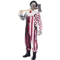 Funidelia | HorrorClown Kostüm Premium für Herren Clowns, Killer Clown, Halloween, Horror - Kostüm für Erwachsene & Verkleidung für Partys, Karneval & Halloween - Größe L - Granatfarben