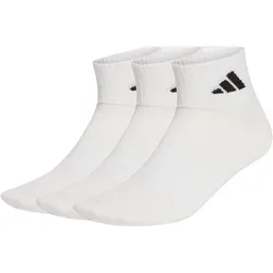 Adidas Thin&Light Sportswear Knöchelsocken 3er-Pack - weiß XL