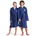 Bademantel Kinder 6-15 Jahre arena Light Navy-white 140