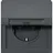 Gira Steckdose KD TX-44 1-fach Anthrazit