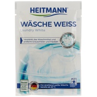 Heitmann Wäsche Weiss Waschmittelzusatz für eine Maschine, 50 g