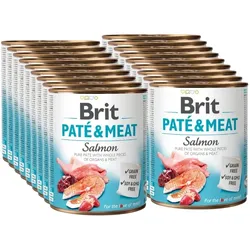 BRIT PATE & MEAT SALMON 18x800g