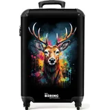 NoBoringSuitcases.com NoBoringSuitcases.com® Handgepäck Koffer Reisekoffer, mit Rollen, Koffer Groß, Hartschalenkoffer, Trolley Handgepäck, Koffer Mittelgroß, Suitcase, TSA Schloss, Koffer Klein, Graffiti-Druck