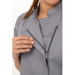 Chef Works® HARTFORD Damenkochjacke der Essential Collection - COOL VENT BCWLZ005 Grau XS
