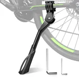 Mizontami Fahrradständer 24-29 Zoll höhenverstellbarer Fahrradständer Universeller Fahrrad-Seitenständer aus Aluminiumlegierung für MTB, Stadtrad, E-Bike, Rennrad, faltbares Fahrrad