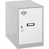 Simonrack Metallschrank mini 47,5 x 40 x 50 cm Grau/Weiß