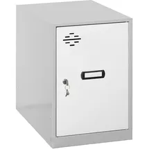 Simonrack Metallschrank mini 47,5 x 40 x 50 cm Grau/Weiß