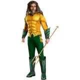 Rubies Aquaman Deluxe Erwachsene, XL, Gold-grün Halloween