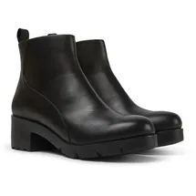 Camper Leder-Ankle-Boots in Schwarz | 40