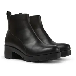Camper Leder-Ankle-Boots in Schwarz | 40