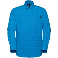 Mammut Lenni Langarmhemd - Glacier Blue / Marine - L