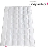 Häussling Komfora® by BodyPerfect Daunendecke 155x220 cm | Ganzjahresdecke, 90% Daunen, 6x8 Karos, Deutsche Manufaktur, auch für Allergiker geei... - Weiß