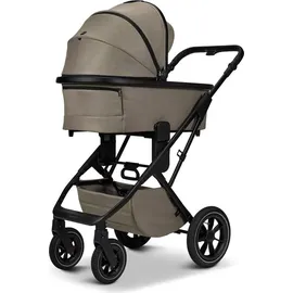 Babywelt Moon PIÙ Kinderwagen / Kombikinderwagen inkl. Gratis Babyschalen Adapter., Farbe/Dessin: Mud/Matt