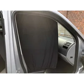 BREMER SITZBEZÜGE Frontscheibe Vorhang kompatibel mit Opel Vivaro A ab 2001-2014 in Schwarz