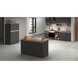 kochstation Kochinsel KS-Sole 155 x 90 x 90 cm Grau