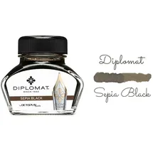 Diplomat Tintenfass 30 ml Sepia Schwarz