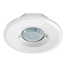 Esylux EP10427541 Design-Präsenzmelder, DALI, Reichweite ca. 8 m im Ø, 1 Kanal, Schalten/Dimmen, mit Zubehör 2 HLK-Kanäle, Unterputz,