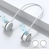Tragbarer Nackenventilator, 3 Geschwindigkeitsstufen, Usb-wiederaufladbarer Ventilator Mit 720° Verstellbarer Windrichtung, Blattloser Tragbarer Ventilator - Crezuo