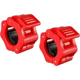 Set Mit 2 Schnellspannklemmen Für Gewichtheber-langhanteln