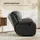 Homcom Relaxsessel Fernsehsessel Mikroraserstoff 93 x 98 x 100 cm Schwarz mit Liegefunktion