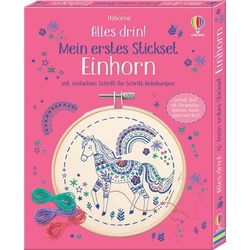 Alles drin! Mein erstes Stickset: Einhorn