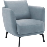 SCHÖNER WOHNEN Sessel SCHÖNER WOHNEN-KOLLEKTION Pearl - 5 Jahre Hersteller-Garantie" Gr. Flachgewebe, B/H/T: 86 cm x 68 cm x 86 cm, blau (hellblau) SCHÖNER WOHNEN-Kollektion