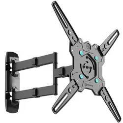 Neig- und schwenkbare TV-Halterung für 32"-65" mit Rotation max 41 kg, schwarz M4R