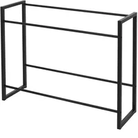 ML-Design Getränkekistenregal 6-8 Kisten 104 x 32 x 82,5 cm Schwarz