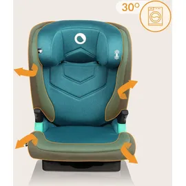 lionelo Neal Kindersitz 15-36kg Isofix Seitenprotektoren Kennzeichnung i-Size 3-fach verstellbare Rückenlehne, Höhenverstellbare Kopfstütze, Belüftungssystem