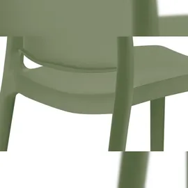 CLP Gartenstuhl Maya 44 x 44 x 81 cm grün