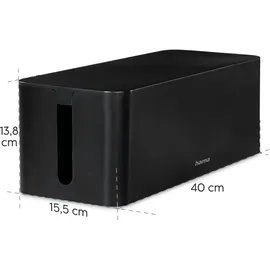 Hama Kabelbox Maxi 1-tlg. schwarz