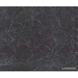 DeLife Esstisch Edge 200x100 Keramik Laminam® Nero Greco Anthrazit Metall Schräg Schwarz