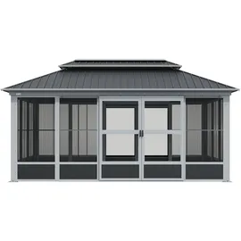Sojag Olan 1017 3,1 x 5 m inkl. Seitenteile Grau/Schwarz