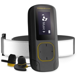 Energy Sistem MP3 Clip BT Sport Amber 16GB FM Radio, Sport Earphones, Armband, microSD