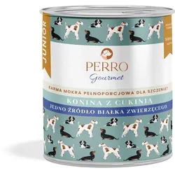 PERRO Gourmet Pferdefleisch mit Zucchini Junior 800g Mono-Protein Welpenfutter