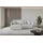altdecor Ecksofa Cord 3-Sitzer Grau