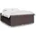 vidaXL Boxspringbett 180 x 200 cm Dunkelbraun