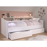 Parisot Stauraumbett Sleep 4, in 23 - Weiss - 203x113x82cm (LxBxH)