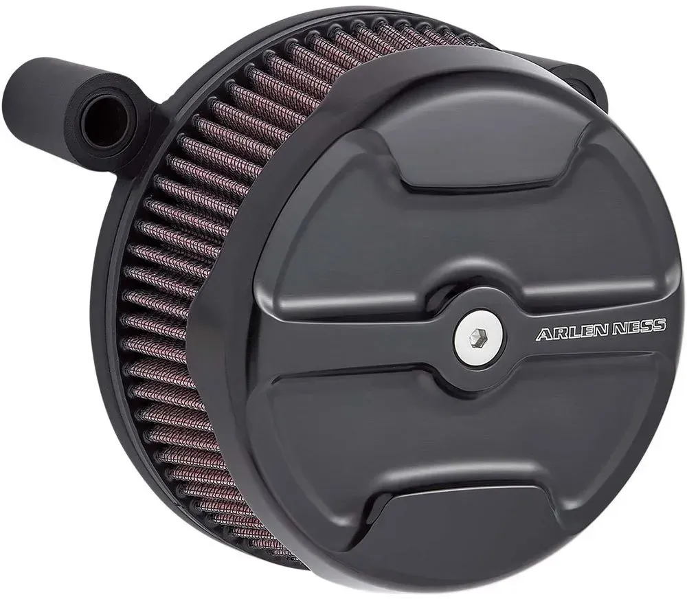 Arlen Ness Big SuckerTM Stage I Standard Knuckle Harley Davidson Xl 1200 C Sportster Custom 20 Luftfilter-kit - Black - One Size