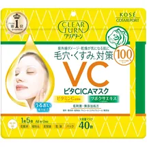 Clear Turn Vita-CICA Gesichtsmaske 40 Stück