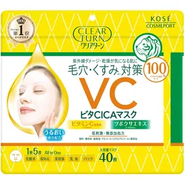 Clear Turn Vita-CICA Gesichtsmaske 40 Stück