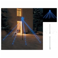 VidaXL Weihnachtsbaum-Lichterkette Indoor Outdoor 400 LEDs Blau 2,5 m
