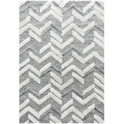 Modern Designer Elegante Teppich, Hoch-Tief Effekt 3D Boho Teppich, Pflegeleicht