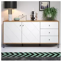 trendteam Sideboard weiß matt B/H/T: ca. 183x76x40 cm - Sideboards, Sideboards