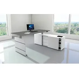 Kerkmann Schreibtisch Move 3 grau / Weiß