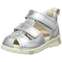 ECCO Baby-Mädchen Mini Stride Fisher Sandal, Pure Silver, 26 EU