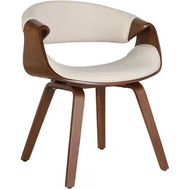 CLP Esszimmerstuhl Foley Kunstleder creme