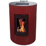 Pelletofen Aurelia  (11,4 kW, Raumheizvermögen: 320 m3, 0,73 kg/h - 2,5 kg/h, Farbe Verkleidung: Bordeaux)