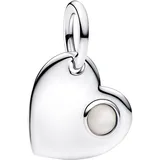 Pandora Juni Herz Weiß Silber 794295C06